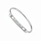 Silver Sleek Bar Link Bracelet