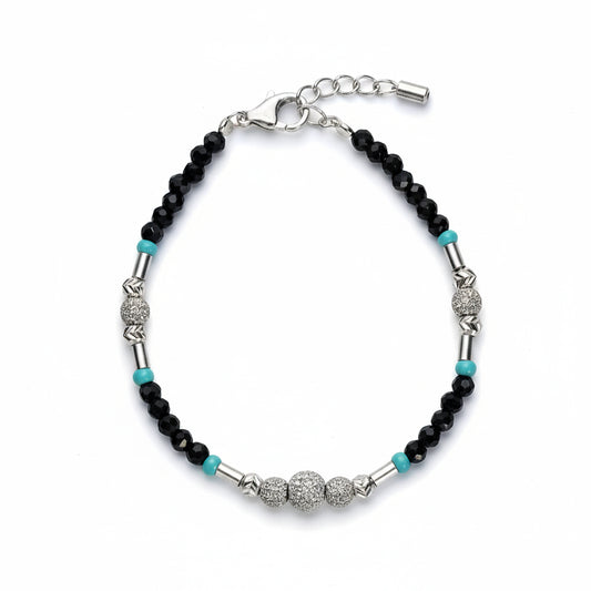 Silver Ocean Beads Protection Baby Bracelet