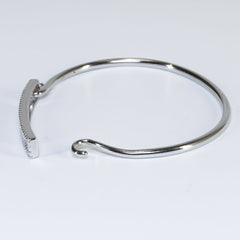 Silver Sleek Bar Link Bracelet