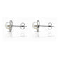 Silver Classic Pearl Studs