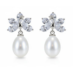 Silver Mayuri Pearl Earrings