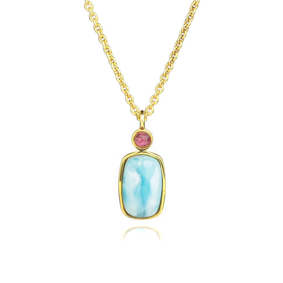 Radiant Rectangle 925 Pure Silver Necklace