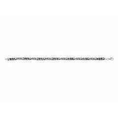 Silver premium Link chain bracelet For Him