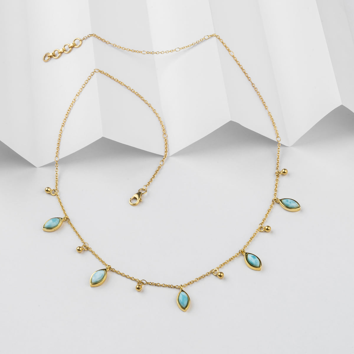 Ethereal Teardrop 925 Pure Silver Necklace