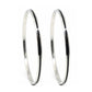 Silver Classic Black Trendy Bangles