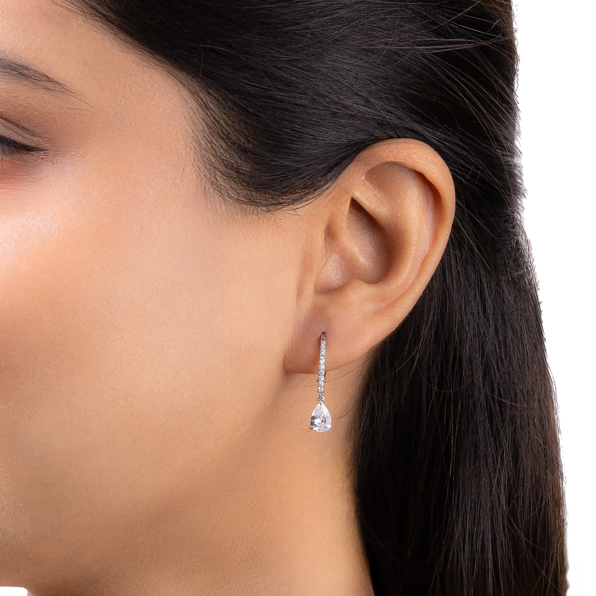 Silver Dewdrop Earrings