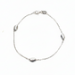 Silver Coffee Bean Bracelet