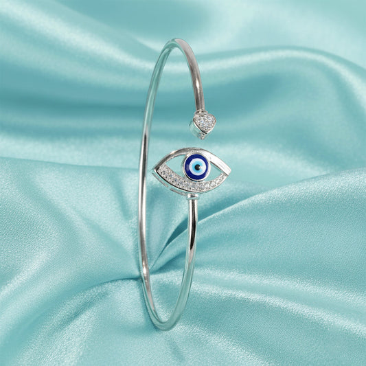 Silver Evil Eye Protection Bracelet For Her