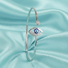 Silver Evil Eye Protection Bracelet For Her