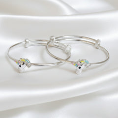 925 Silver Magical Unicorn Sparkle Baby Bracelet
