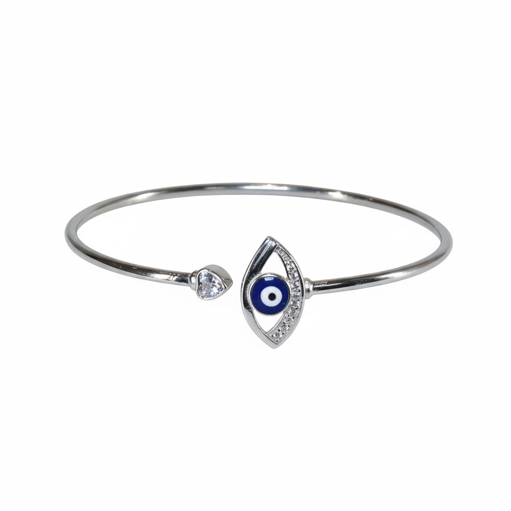Silver Evil Eye Protection Bracelet For Her