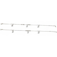 Silver Graceful Swan Anklet for her