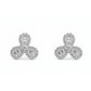 Silver versatile Clover Pendant set for her