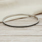 Silver Classic Black Trendy Bangles