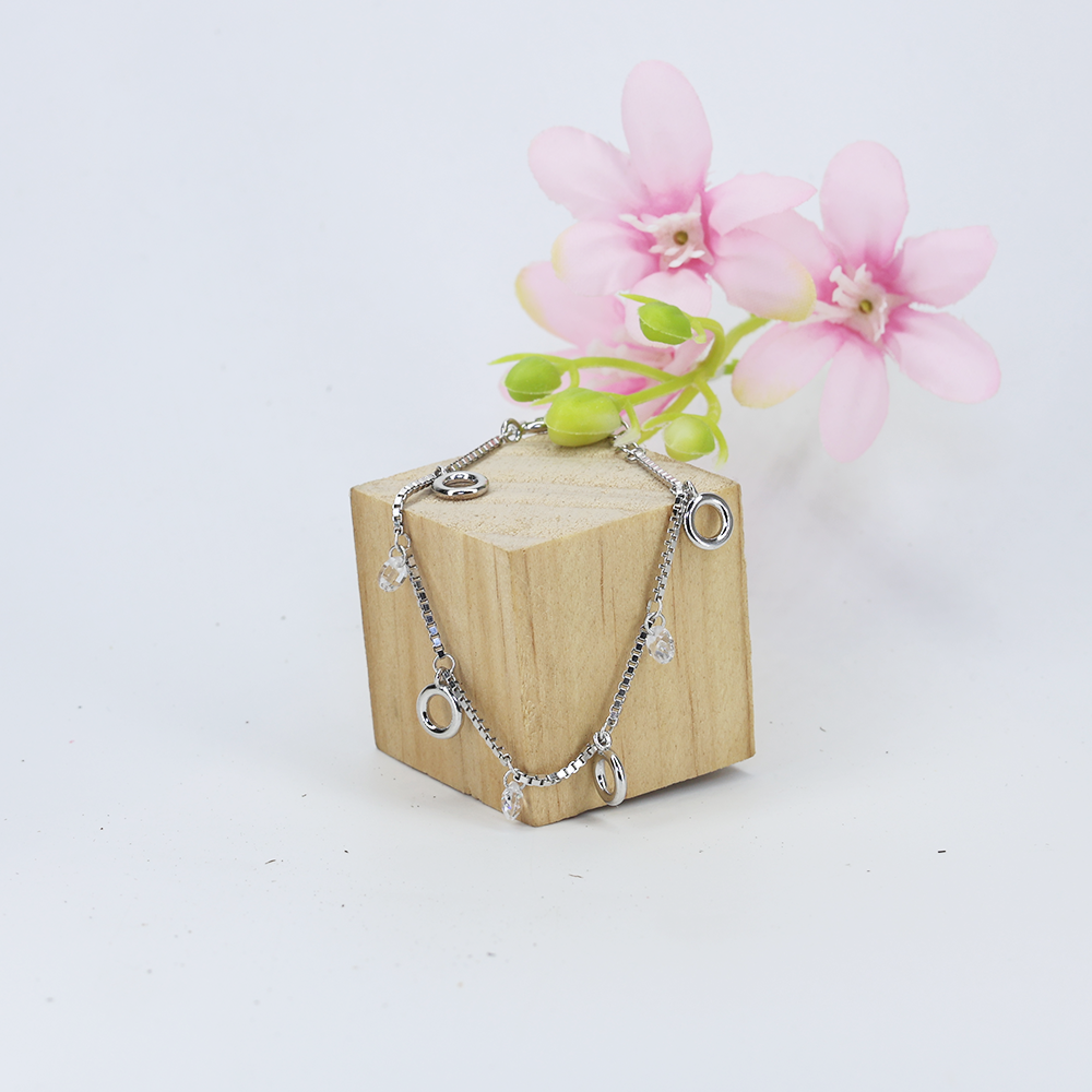 Silver Kids Charming Bracelet