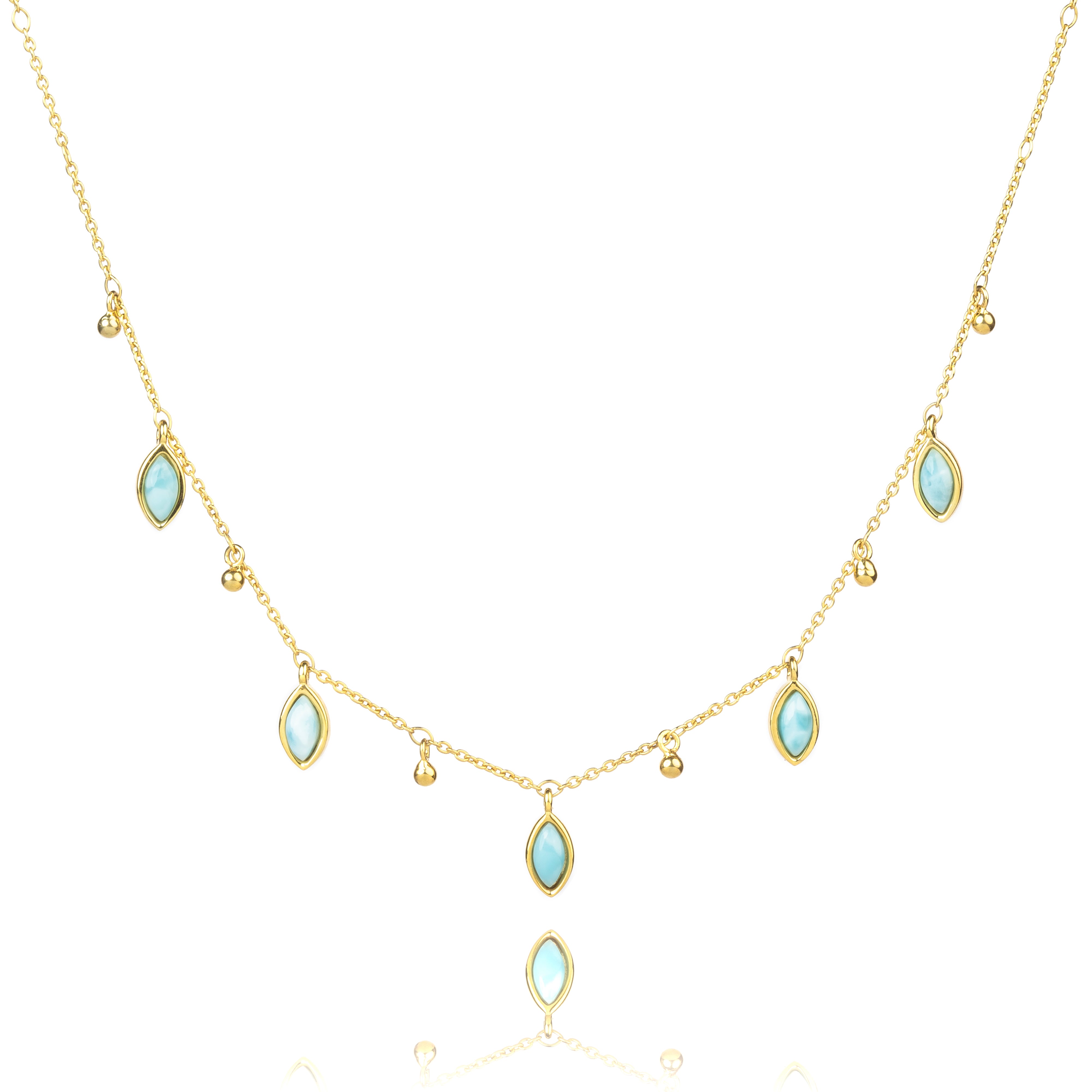 Ethereal Teardrop 925 Pure Silver Necklace