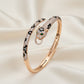 Rose Gold Jaguar Head Hinged Bracelet For Her