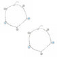 Silver Evil eye and Sun charms Anklet