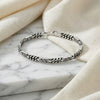 Silver premium Link chain bracelet For Him