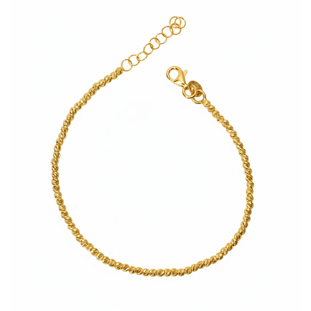 Gold Sunbeam Laser cutting Bracelet