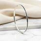 Silver Classic Black Trendy Bangles