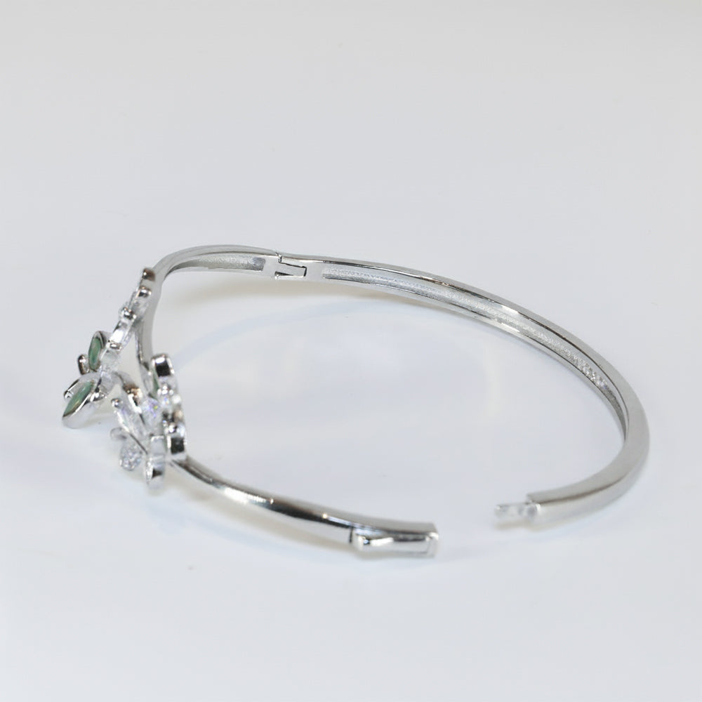 Silver Delicate Butterfly Bracelet For Her