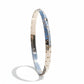 Silver Architect Rose gold Dots Mens bracelet (Kada) for him