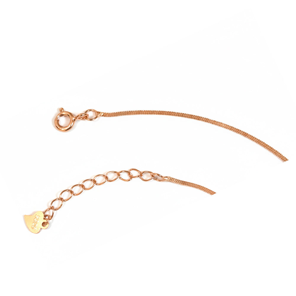 Rose gold Premium serpentine Chain Anklet for her