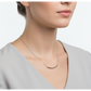 Silver Curved Bar Pendant