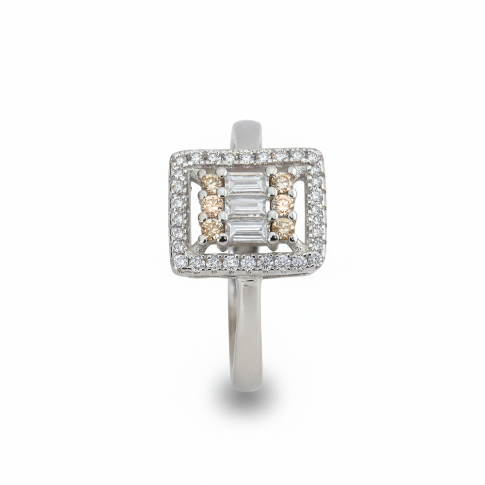 Silver Daisy Intricate Timeless Ring For Her