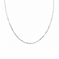 Silver Beads and Bar Chain For Her