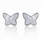 Silver Mother of Pearl Butterfly Studs