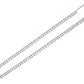 Silver Dancing light diamond cut anklet for her