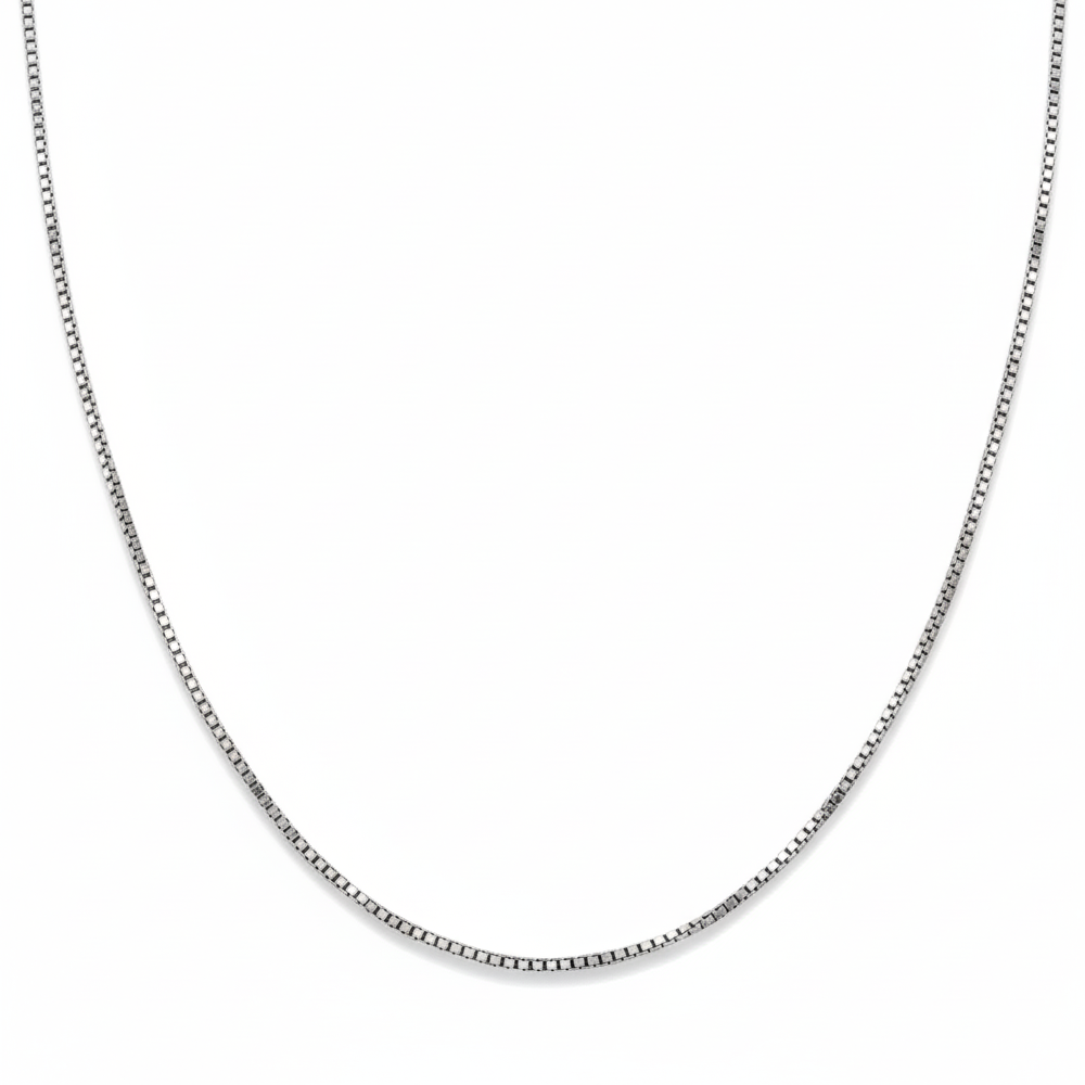 Silver Enchanting Classic Box Chain