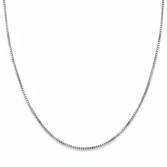Silver Enchanting Classic Box Chain