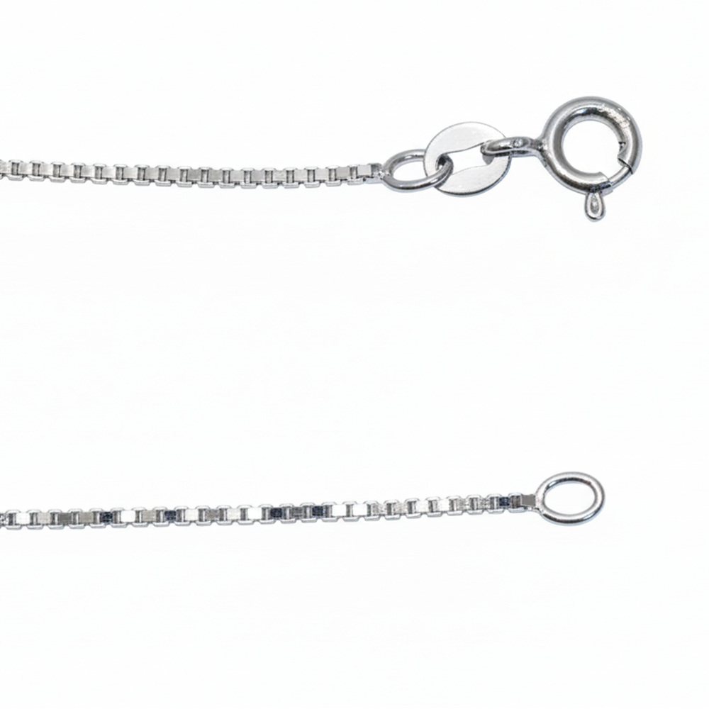 Silver Enchanting Classic Box Chain