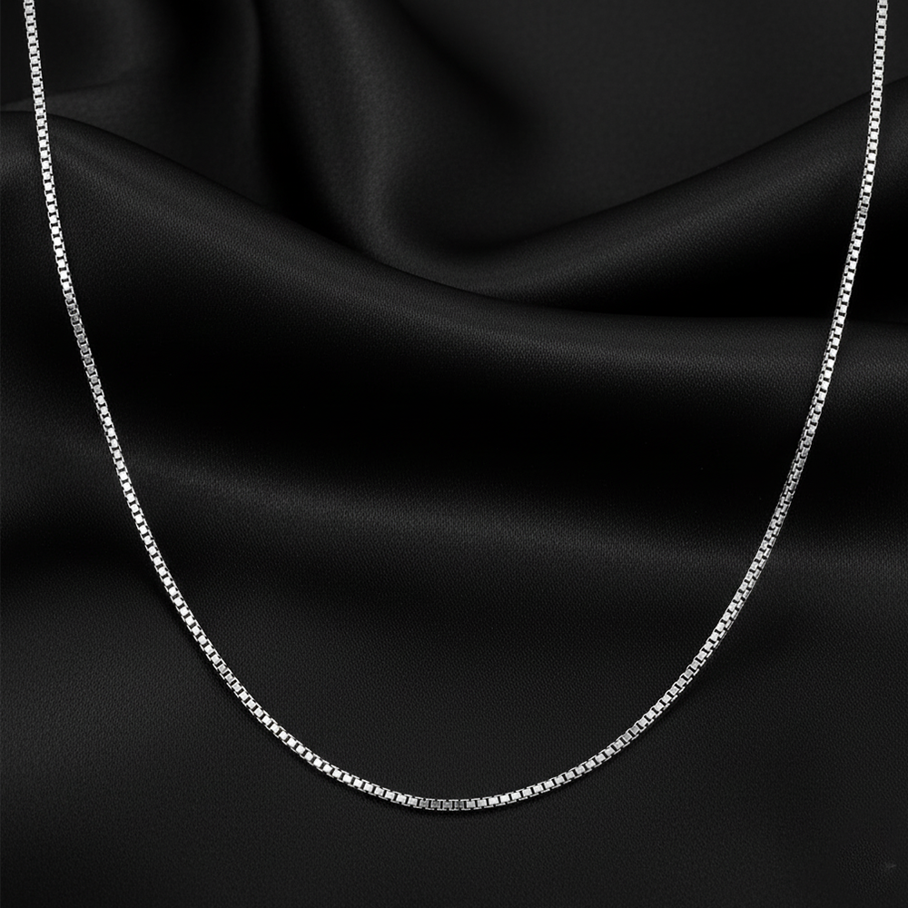 Silver Enchanting Classic Box Chain