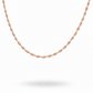 Rose Gold Twisted Curb Chain For Her