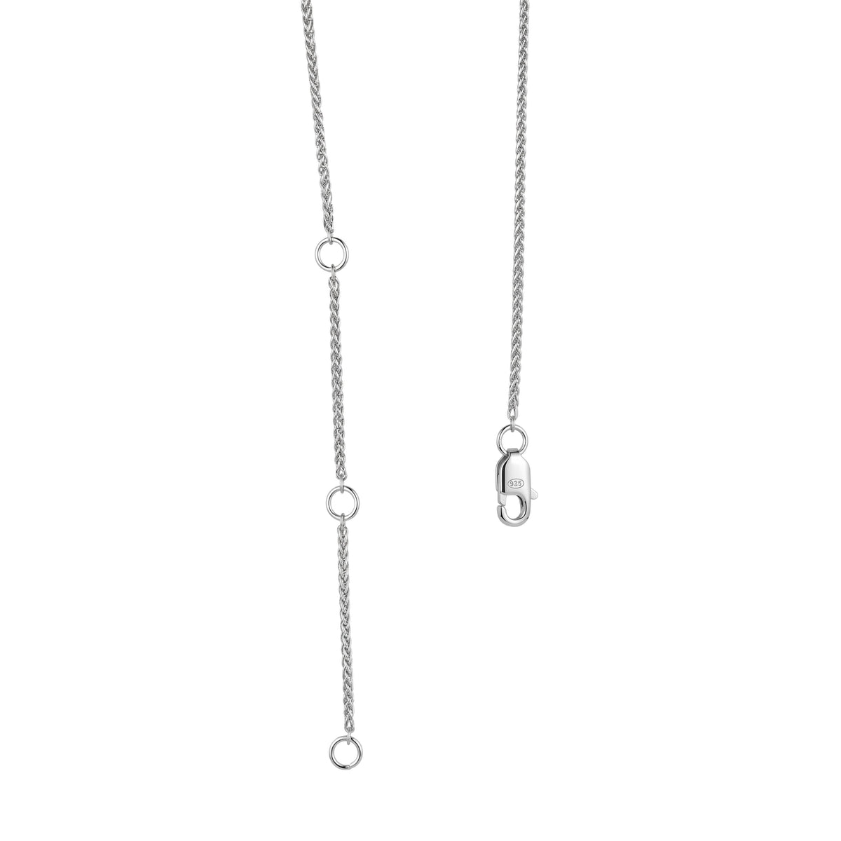 Silver Fiery Halo Green Pendant