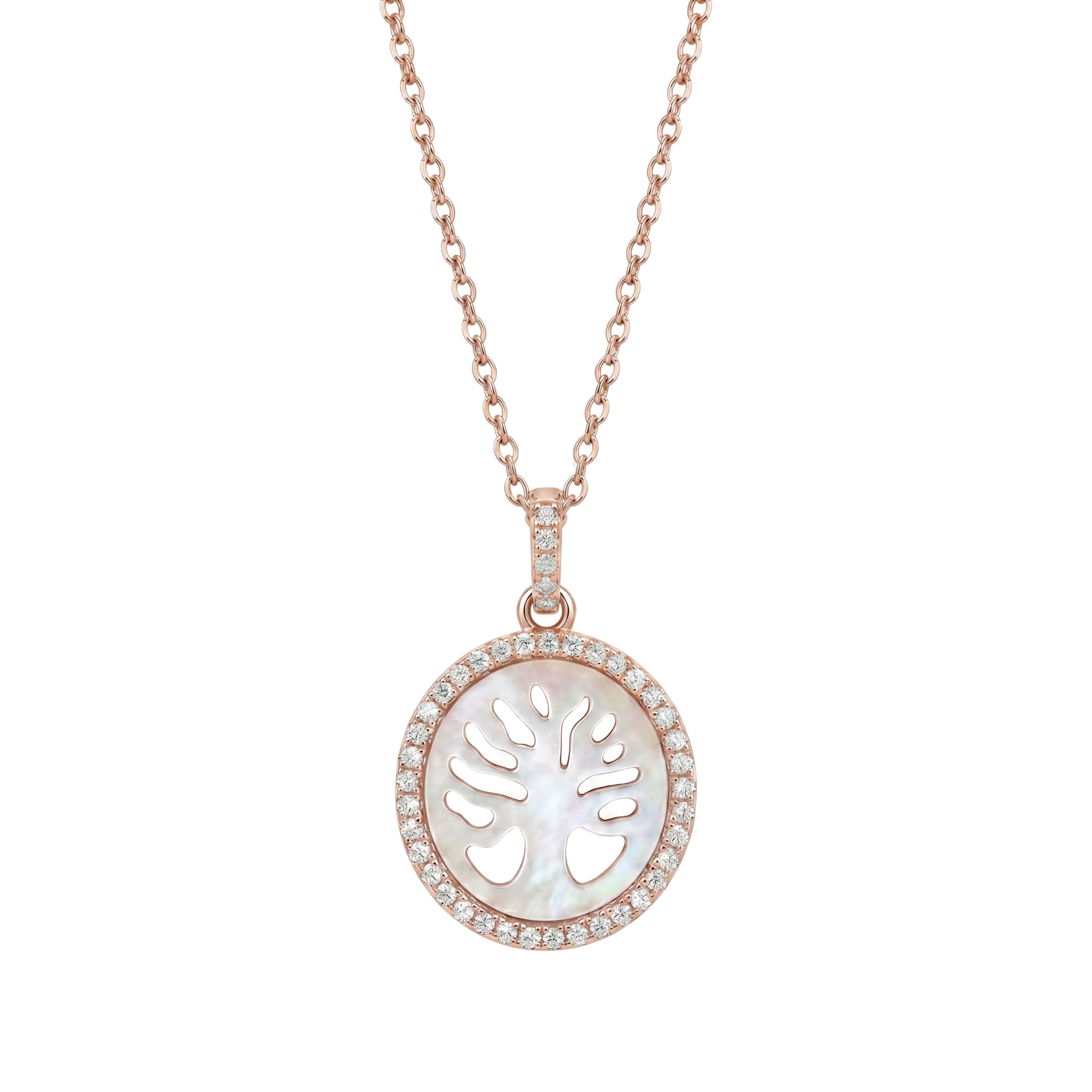 Rose Gold Tree of Life Pendant