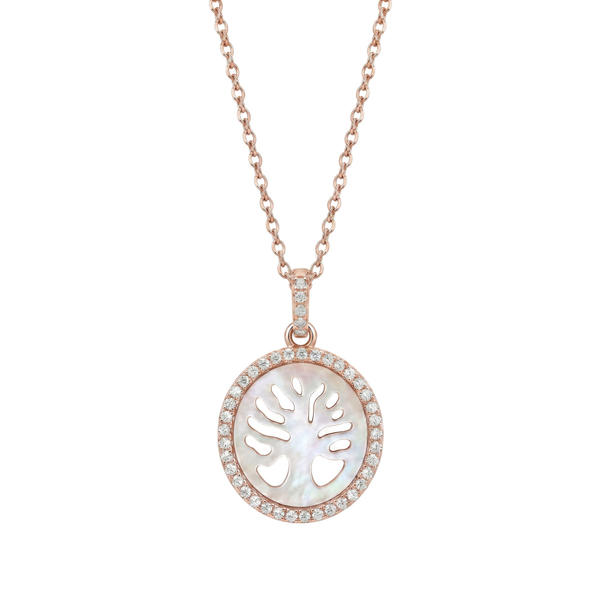 Rose Gold Tree of Life Pendant