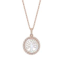Rose Gold Tree of Life Pendant