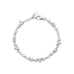 Silver Miniature Designer Hand Bracelet
