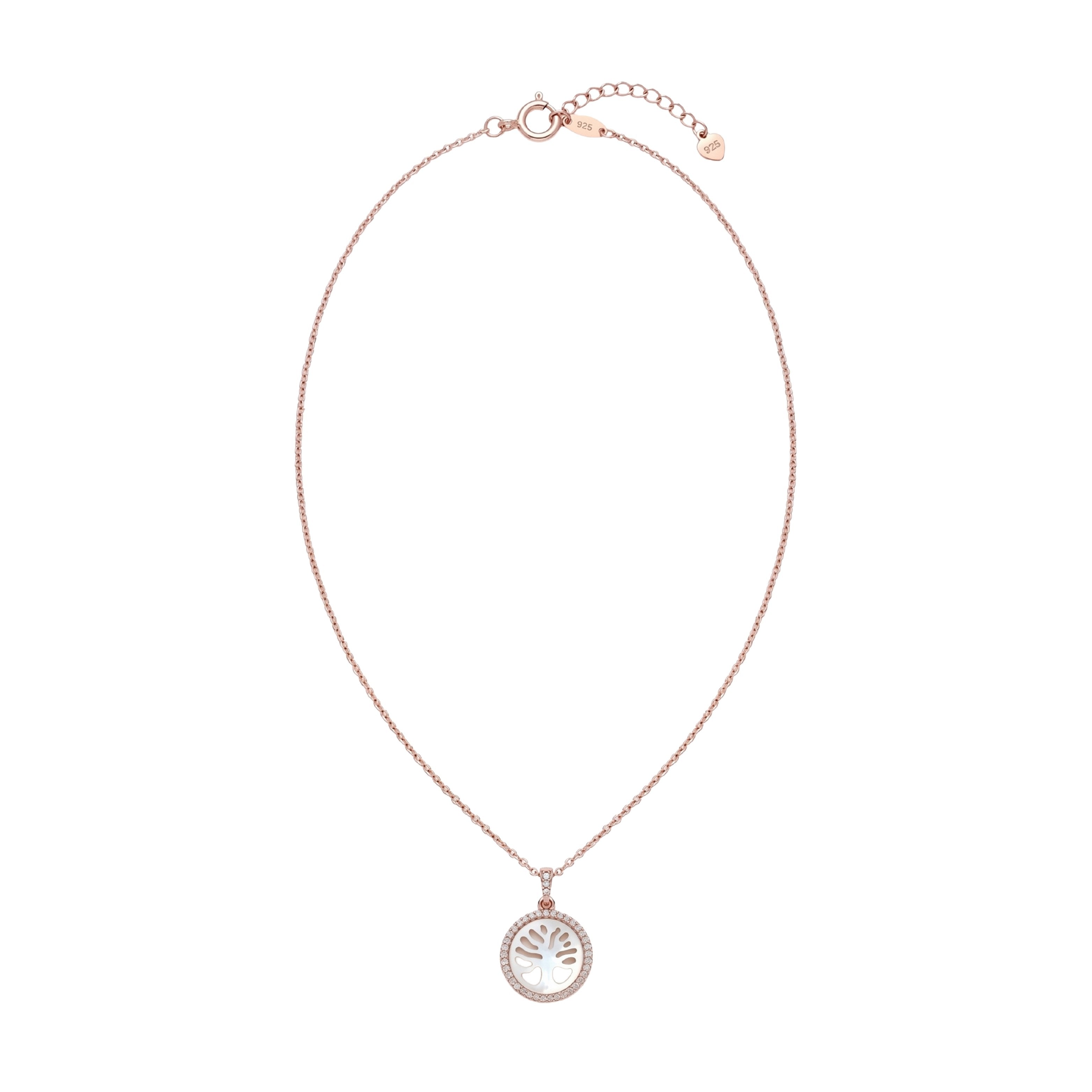 Rose Gold Tree of Life Pendant