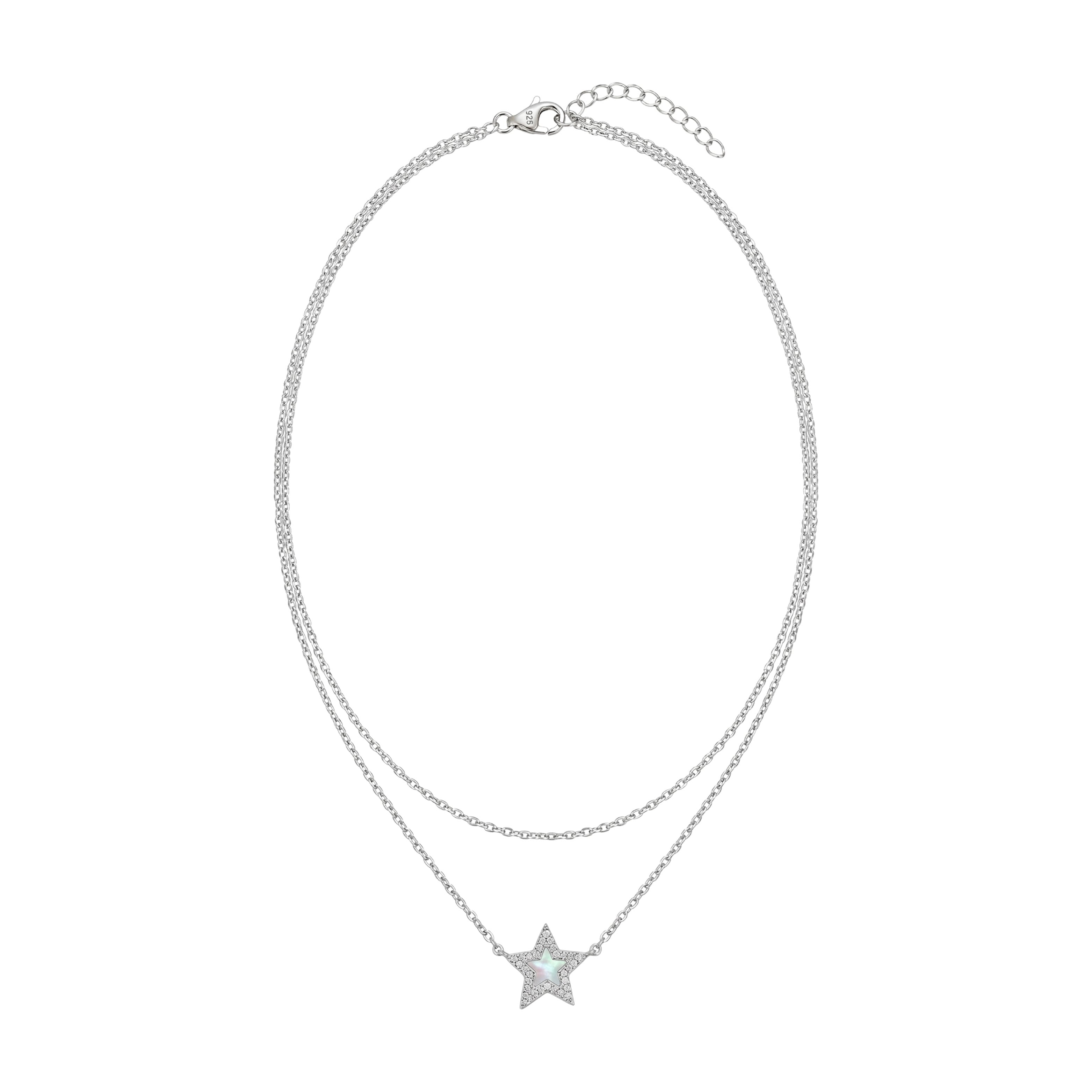 Silver Wish Star Dainty Pendant