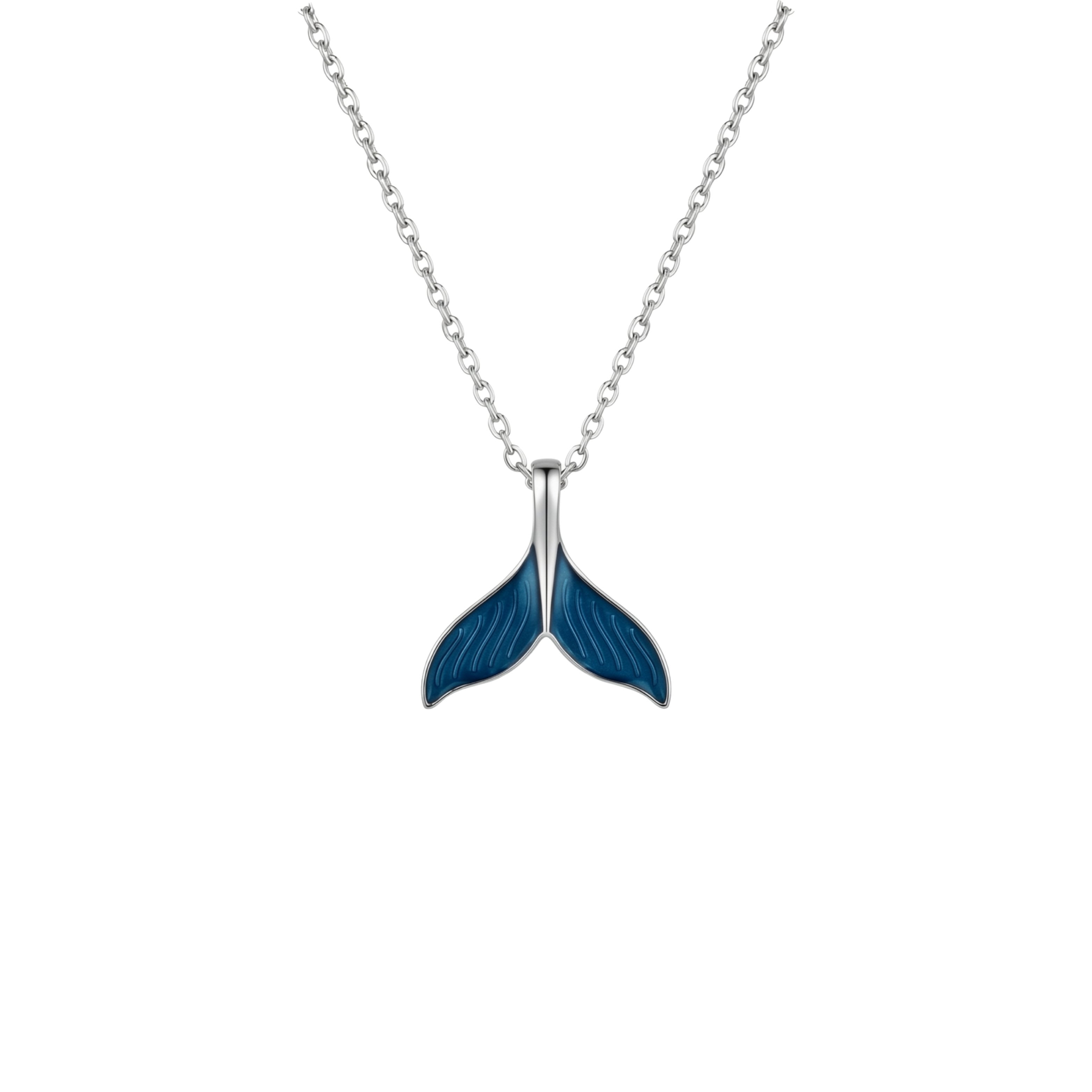Silver Mermaid Tail Pendant