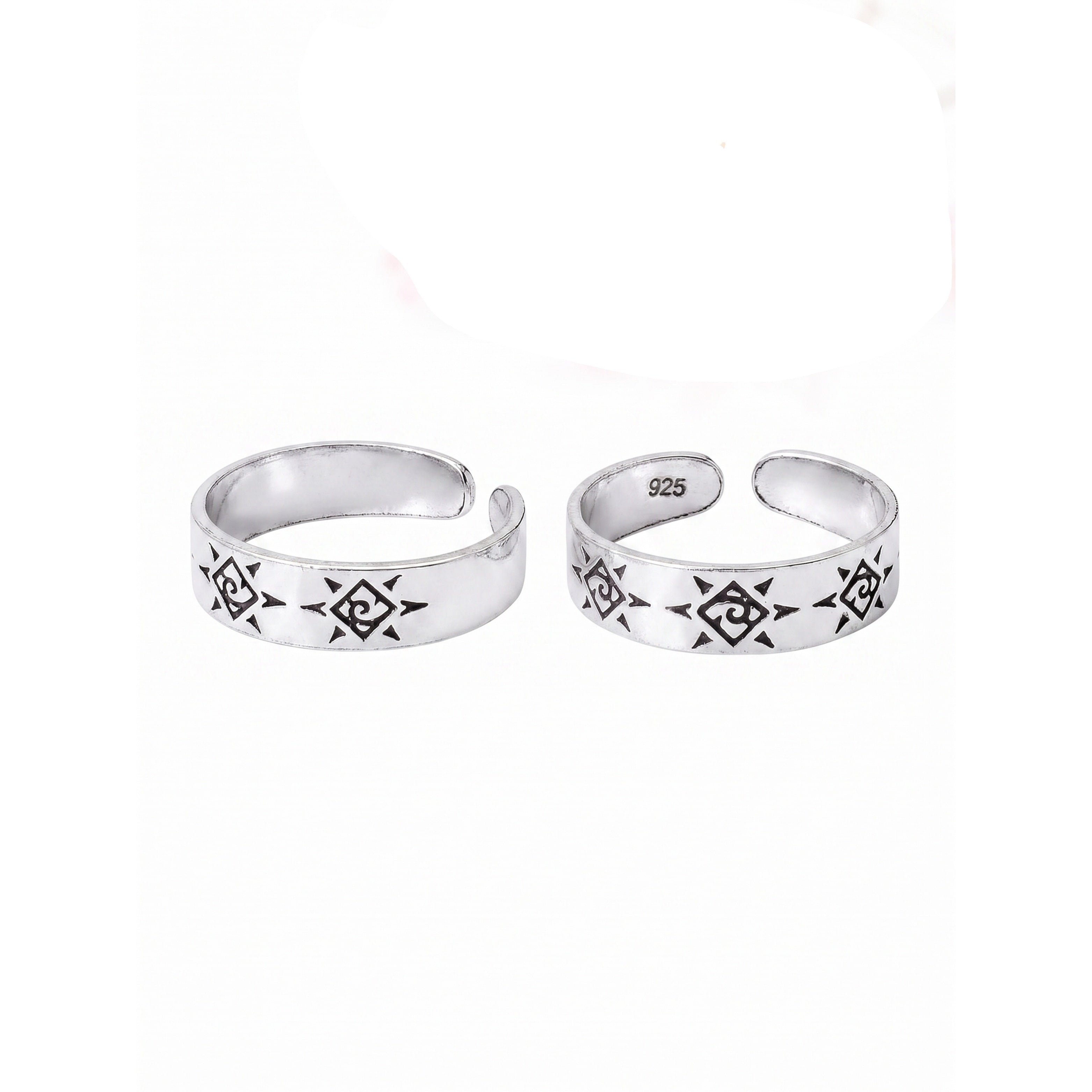 Silver Beach and sun Aesthetic Toe ring