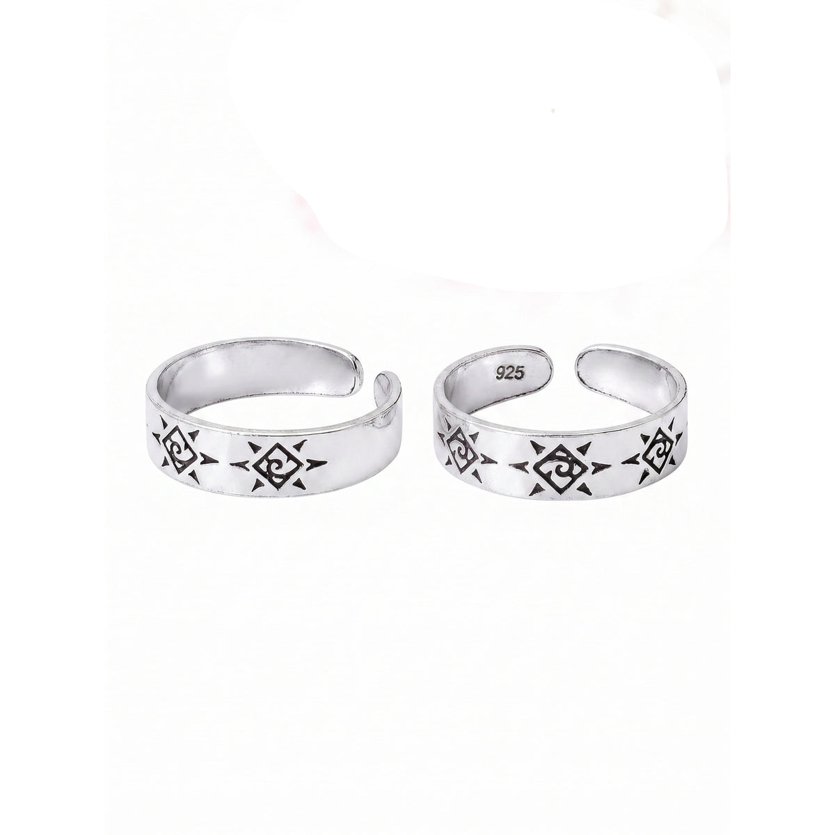 Silver Beach and sun Aesthetic Toe ring