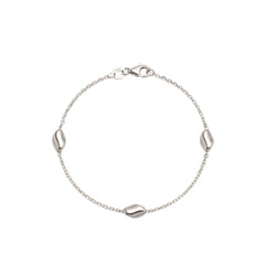 Silver Coffee Bean Bracelet