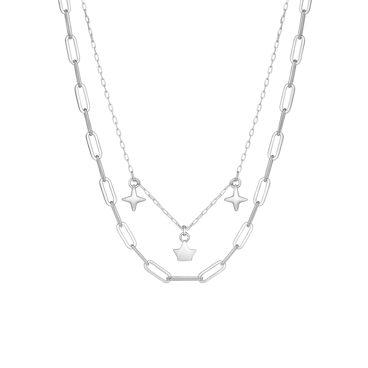 Silver Star Charms Chain pendant